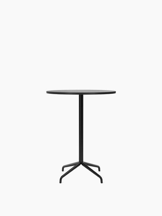 Harbour Column Bar Table - Black Oak