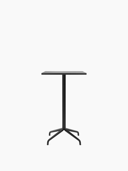 Harbour Column Bar Table - Black Oak