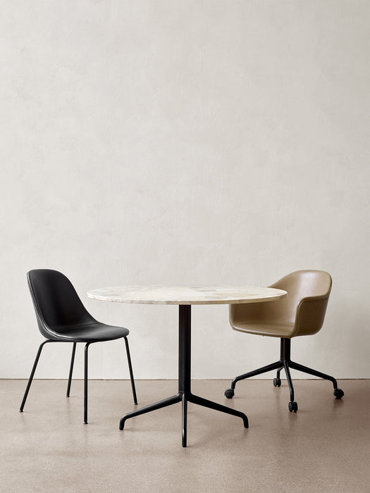 Harbour Dining Chair, Black Star Base w/Casters