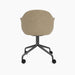 Harbour Dining Chair, Black Star Base w/Casters - Audo Bouclé 02