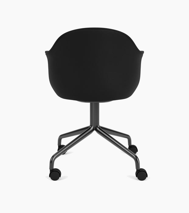 Harbour Dining Chair, Black Star Base w/Casters - Sierra 1001