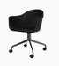 Harbour Dining Chair, Black Star Base w/Casters - Sierra 1001