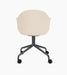 Harbour Dining Chair, Black Star Base w/Casters - Logan Jasmine
