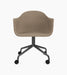 Harbour Dining Chair, Black Star Base w/Casters - Logan Flint