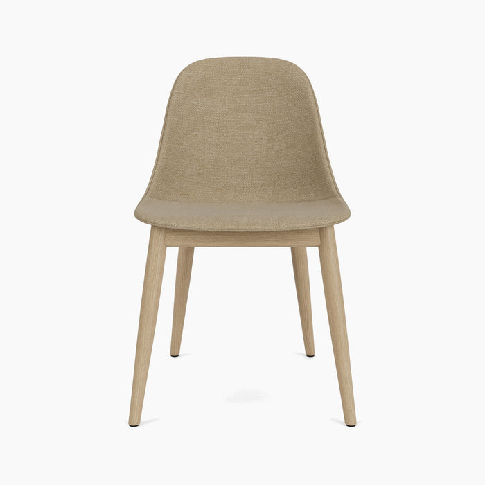 Harbour Side Dining Chair, Wooden Base - Audo Bouclé 02