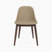 Harbour Side Dining Chair, Wooden Base - Audo Bouclé 02