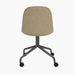 Harbour Side Dining Chair, Black Star Base w/Casters - Audo Bouclé 02