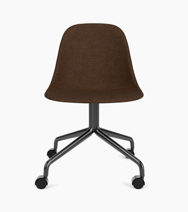 Harbour Side Dining Chair, Black Star Base w/Casters - Audo Bouclé 07