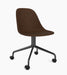 Harbour Side Dining Chair, Black Star Base w/Casters - Audo Bouclé 07