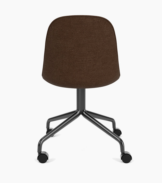 Harbour Side Dining Chair, Black Star Base w/Casters - Audo Bouclé 07