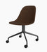 Harbour Side Dining Chair, Black Star Base w/Casters - Audo Bouclé 07