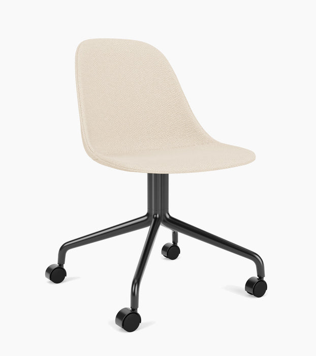 Harbour Side Dining Chair, Black Star Base w/Casters - Logan Jasmine