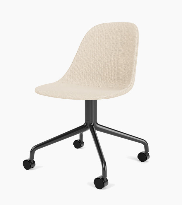 Harbour Side Dining Chair, Black Star Base w/Casters - Logan Jasmine