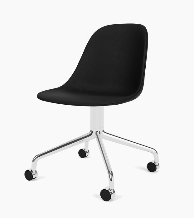 Harbour Side Dining Chair, Polished Aluminium Star Base w/Casters - Sierra 1001
