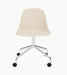 Harbour Side Dining Chair, Polished Aluminium Star Base w/Casters - Logan Jasmine