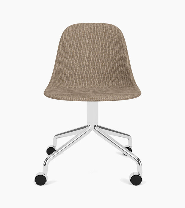 Harbour Side Dining Chair, Polished Aluminium Star Base w/Casters - Logan Flint