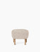 Ingeborg Ottoman, Sheepskin - Sheepskin Moonlight