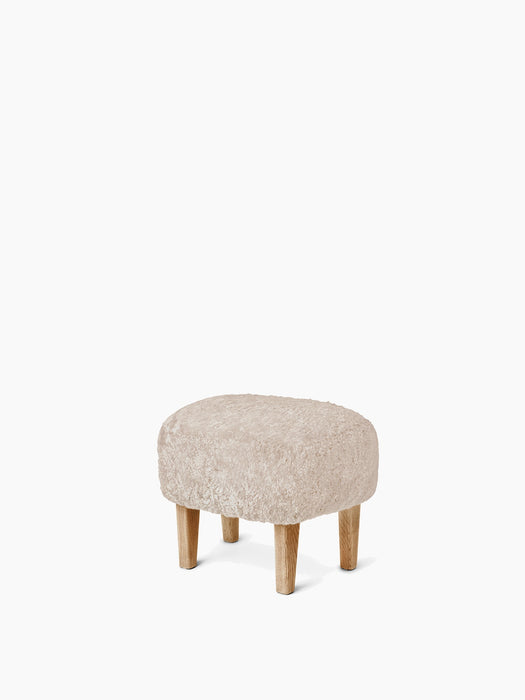 Ingeborg Ottoman, Sheepskin - Sheepskin Moonlight