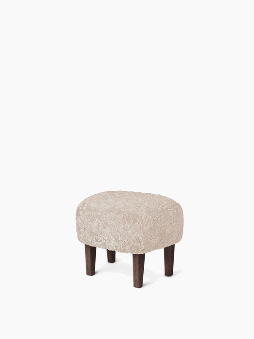 Ingeborg Ottoman, Sheepskin - Sheepskin Moonlight