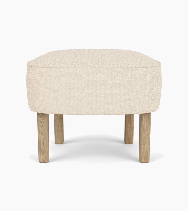 Ingeborg Ottoman, Textile - Logan Jasmine