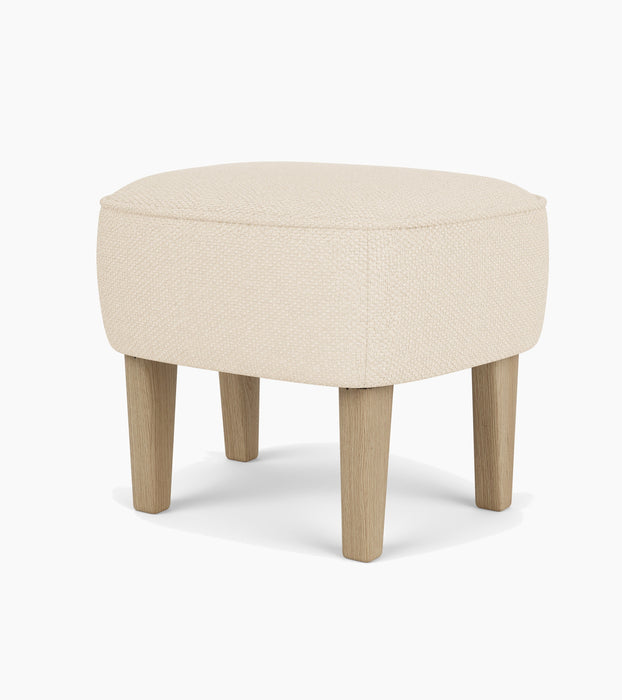 Ingeborg Ottoman, Textile - Logan Jasmine