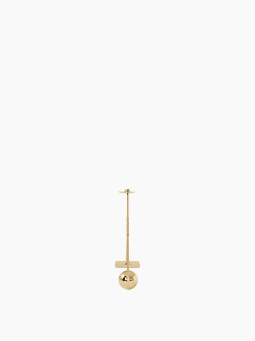 Interconnect Candle Holder - Polished Brass