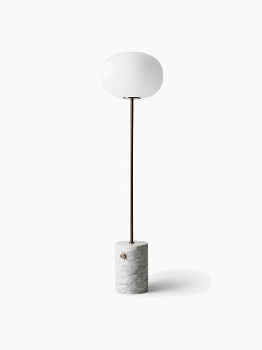 JWDA Floor Lamp - White Marble | Bronzed Brass