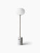 JWDA Floor Lamp - White Marble | Bronzed Brass