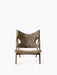 Knitting Lounge Chair, Sheepskin - Walnut