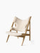 Knitting Lounge Chair, Sheepskin - Natural Oak