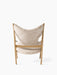 Knitting Lounge Chair, Sheepskin - Natural Oak