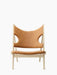 Knitting Lounge Chair, Leather - Dunes Camel 21004