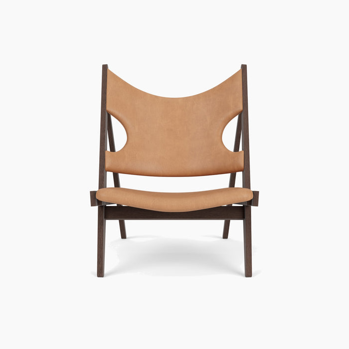Knitting Lounge Chair, Leather - Dunes Camel 21004