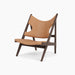 Knitting Lounge Chair, Leather - Dunes Camel 21004