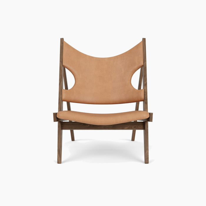 Knitting Lounge Chair, Leather - Dunes Camel 21004
