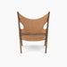 Knitting Lounge Chair, Leather - Dunes Camel 21004