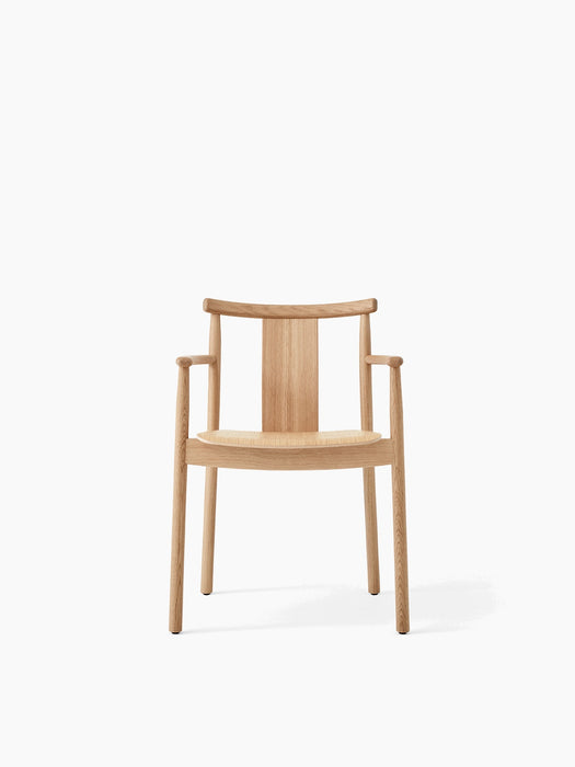 Merkur Dining Chair w/Armrests - Natural Oak