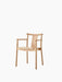 Merkur Dining Chair w/Armrests - Natural Oak