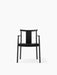 Merkur Dining Chair w/Armrests - Black Oak