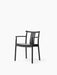 Merkur Dining Chair w/Armrests - Black Oak