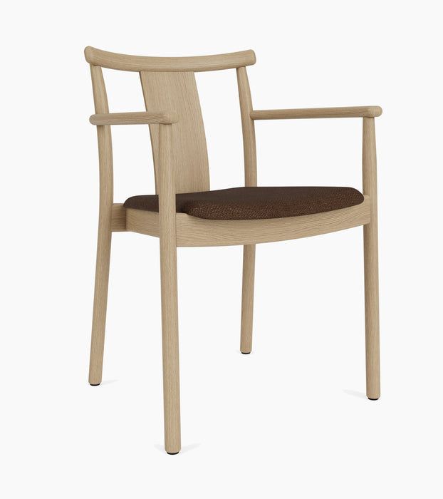 Merkur Dining Chair w/Armrests - Audo Bouclé 07