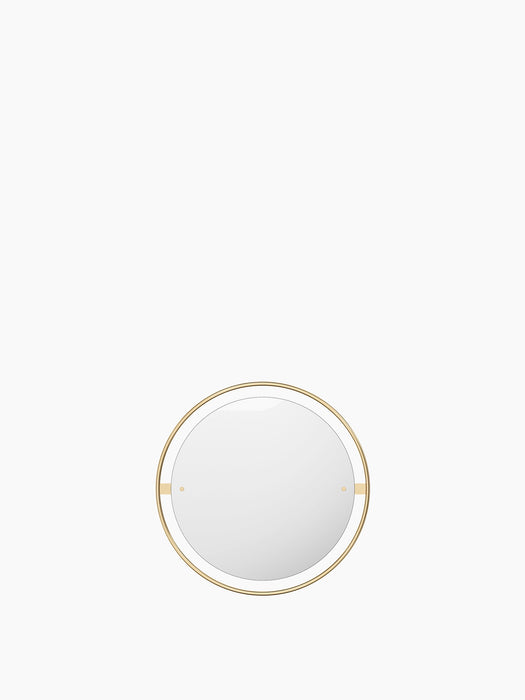 Nimbus Mirror, Ø60 - Polished Brass