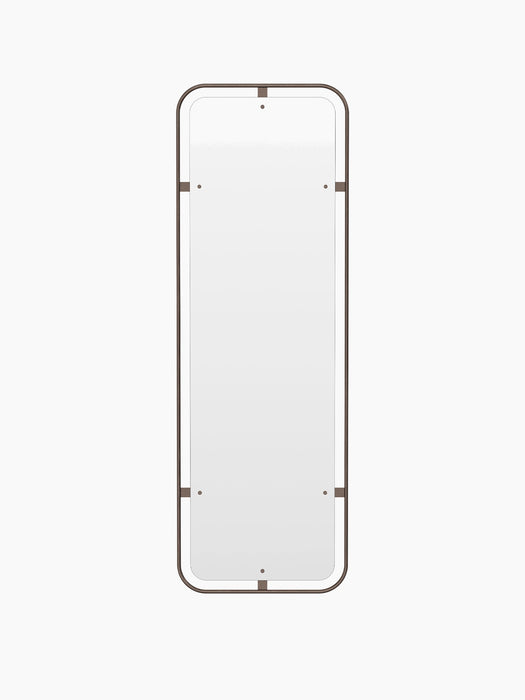 Nimbus Mirror, Rectangular - Bronzed Brass