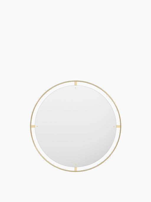 Nimbus Mirror, Ø110 - Polished Brass