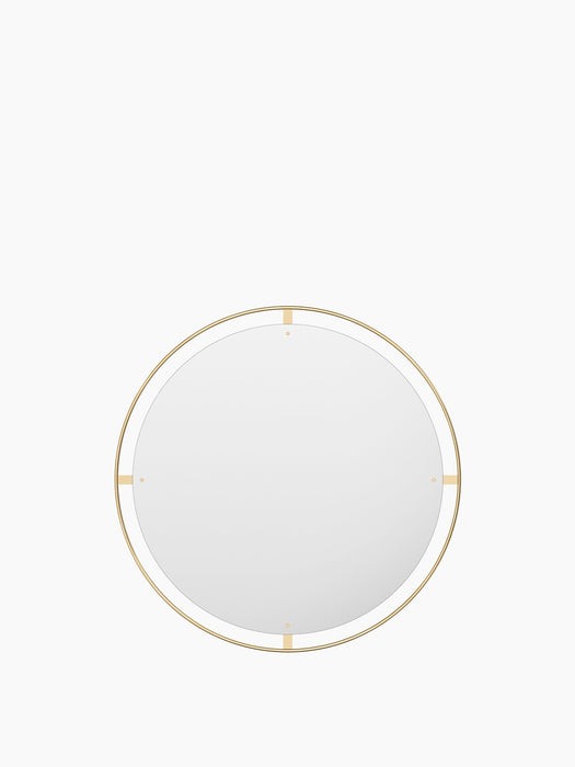 Nimbus Mirror, Ø110 - Polished Brass
