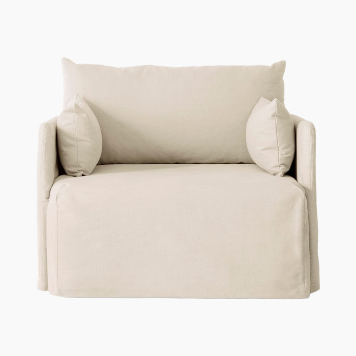 Offset Sofa w. Loose Cover - Logan Jasmine