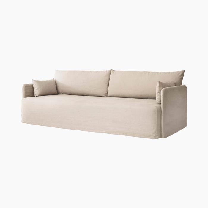 Offset Sofa w. Loose Cover - Logan Sand