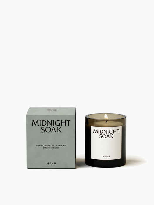 Olfacte Scented Candle, Midnight Soak - 235 g / Poured glass candle