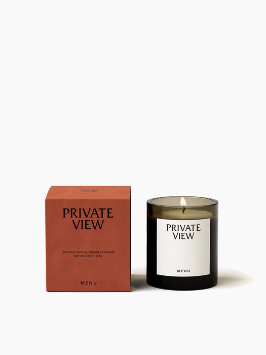 Olfacte Scented Candle, Private View - 235 g / Poured glass candle