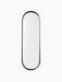 Norm Wall Mirror, Oval - Powder Coated Black